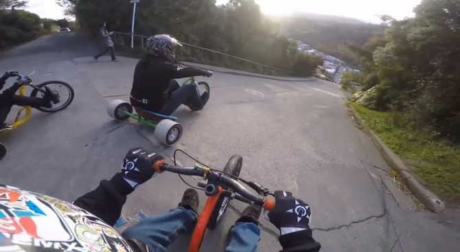 Drift Trike Steepest Hill In World