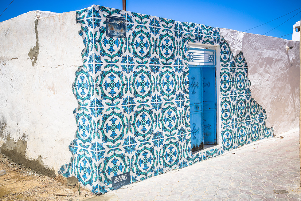 Er-Riadh Street Art Project Tunisia - Pattern