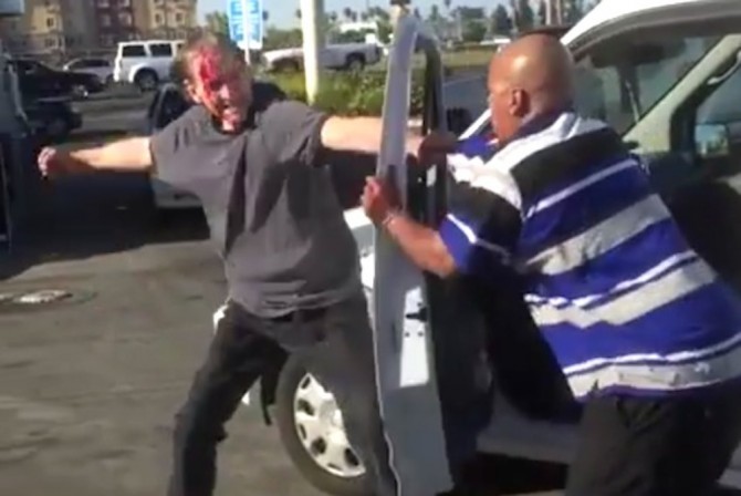 Florida Gas Station FIght