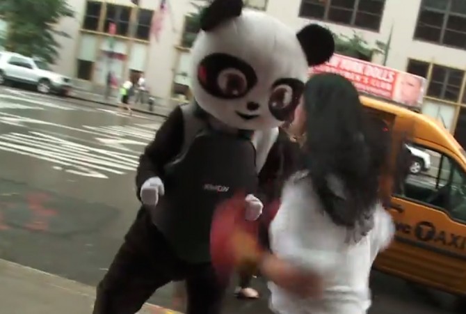 Giant Panda Beaten Up