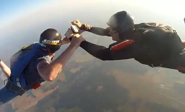 SkyDiver Accidentally Drops His GoPro At 10,000 Feet And The Result Is INSANE