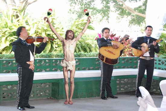 Jesus Doing Everyday Things - Mexican Band
