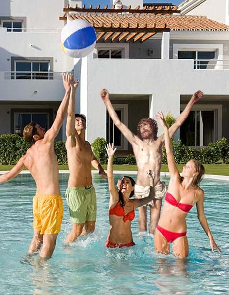 Jesus Doing Everyday Things - Pool Party