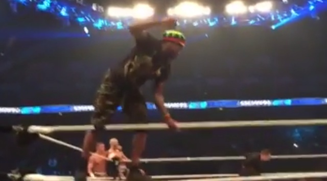 Pranksters Rush WWE Ring