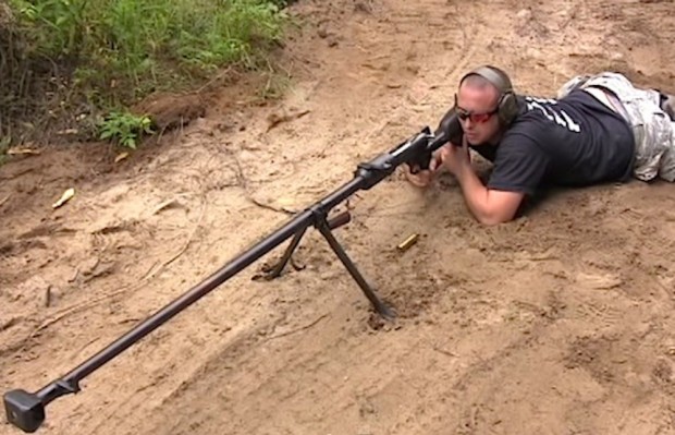 Check Out This Russian Anti Tank Rifle In Action