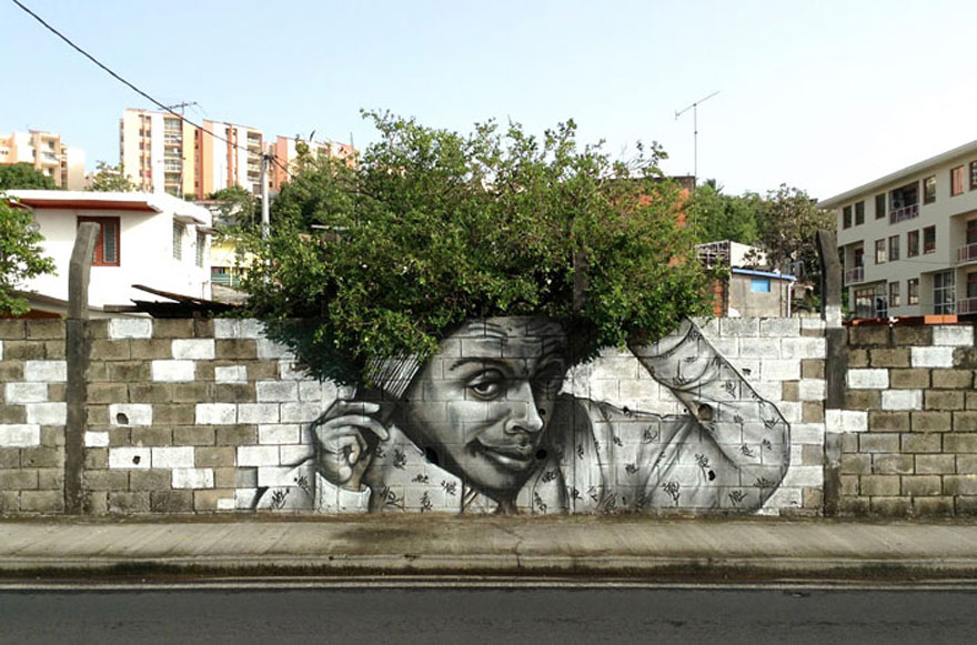 Street Art + Nature - Afro