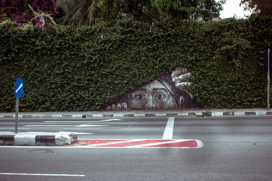 Street Art + Nature - Hidden