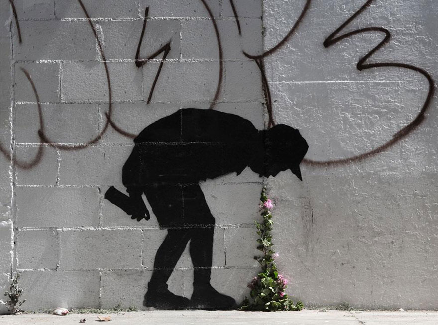 Street Art + Nature - Vomiting