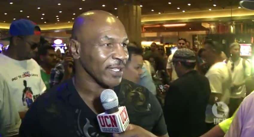 Mike Tyson Just Called Floyd Mayweather A “Very Small Scared Man” During An Interview In Las Vegas