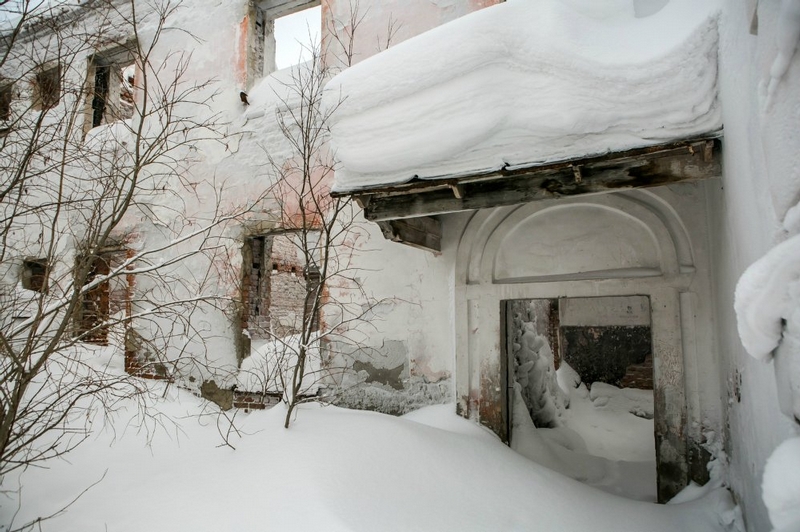 Vorkuta Gulag Russia - Deep Snow