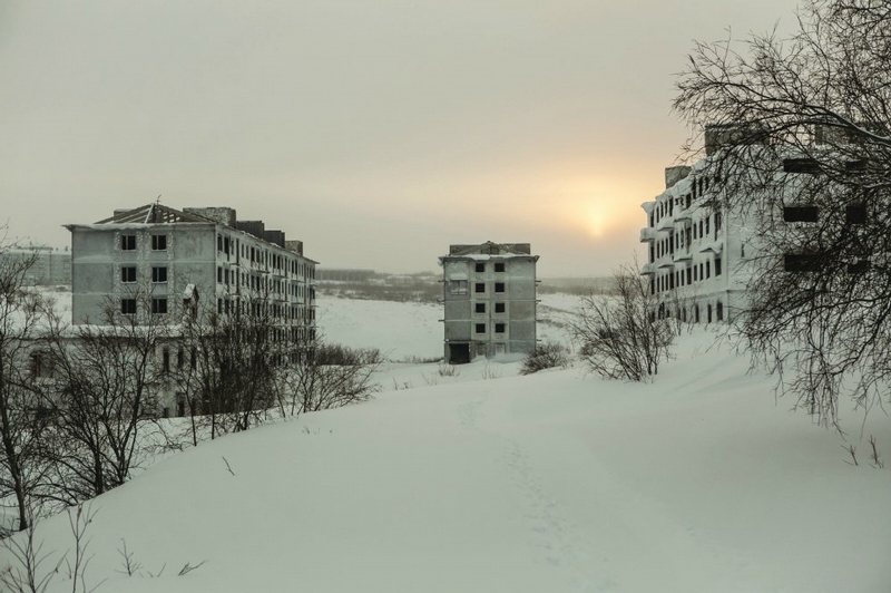 Vorkuta Gulag Russia - Sunset