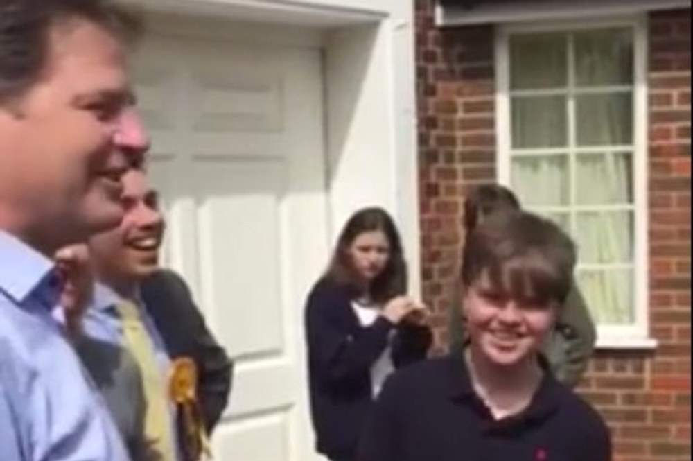 14 Year Old Asks Nick Clegg To Kill Katie Hopkins