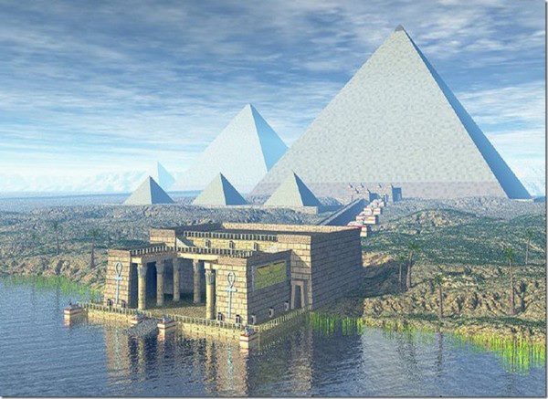 Advanced Ancient Civilisation - Great Pyramid Of Giza Original Polished
