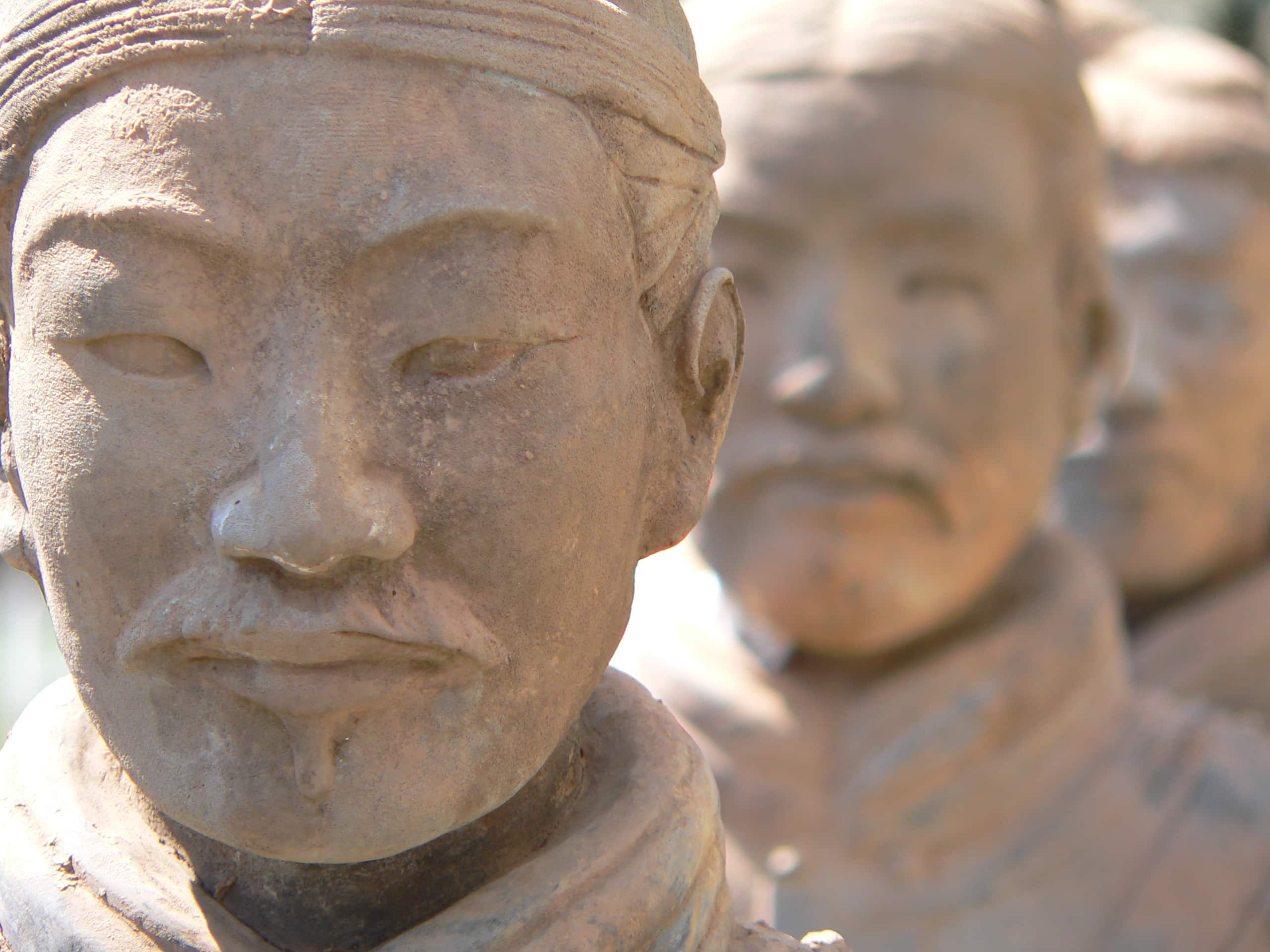 Advanced Ancient Civilisation - Terracotta Warriors Faces Close Up