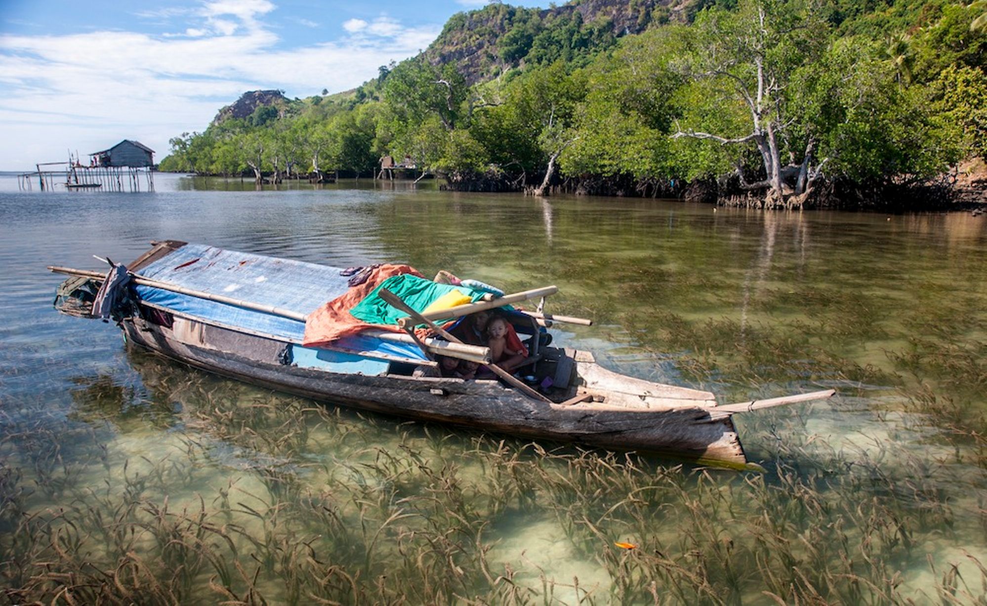 Bajau people of Malaysia - Boat Home