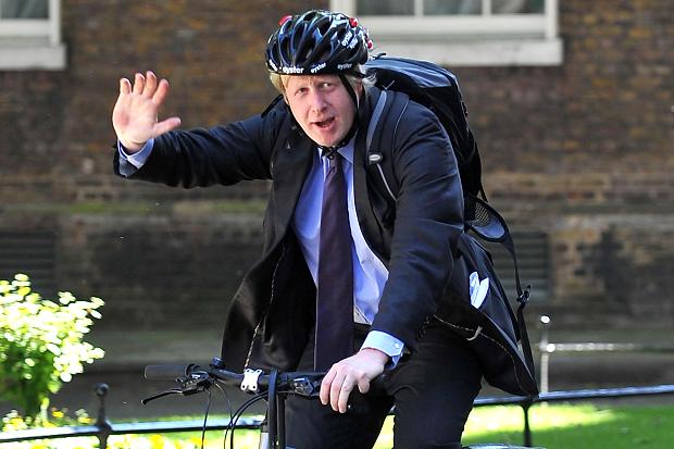 Boris Johnson BIke