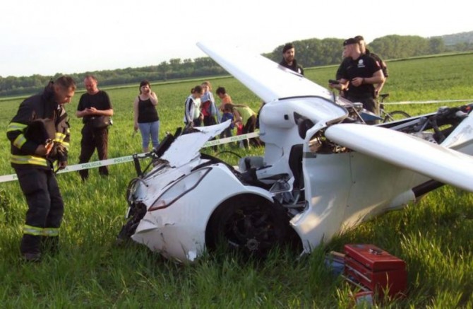 Flying Car Crashed