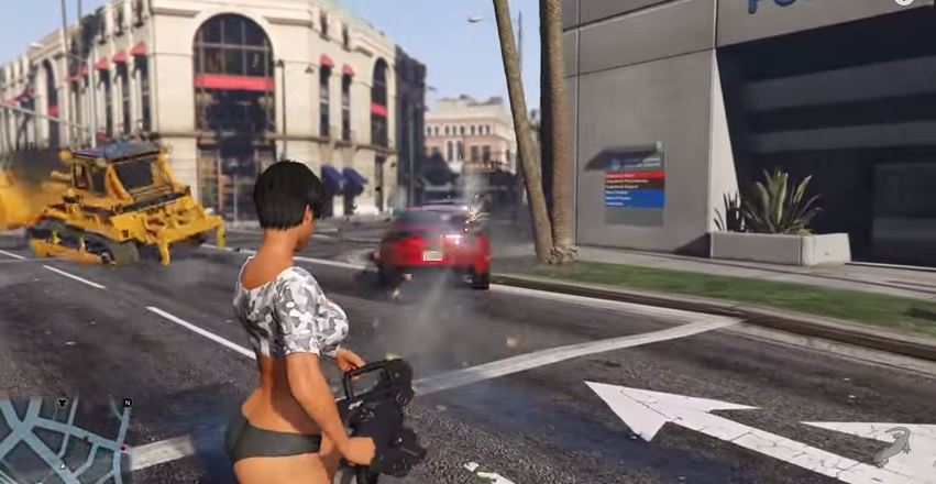 how to put guns on your car in gta v