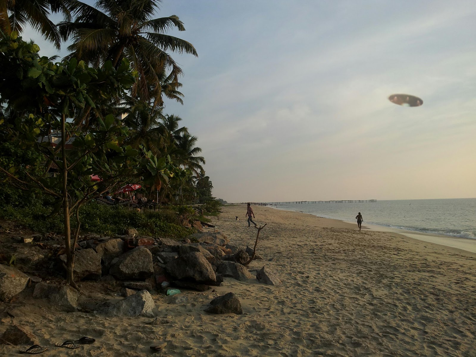 Indian UFO Over Beach