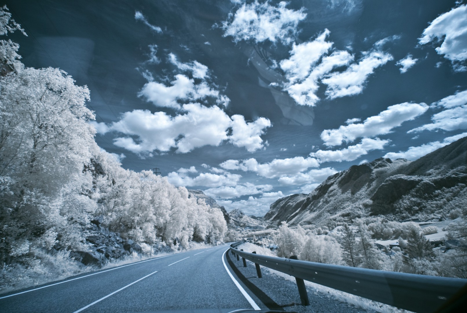 Infrared Photography - Clouds Landscape