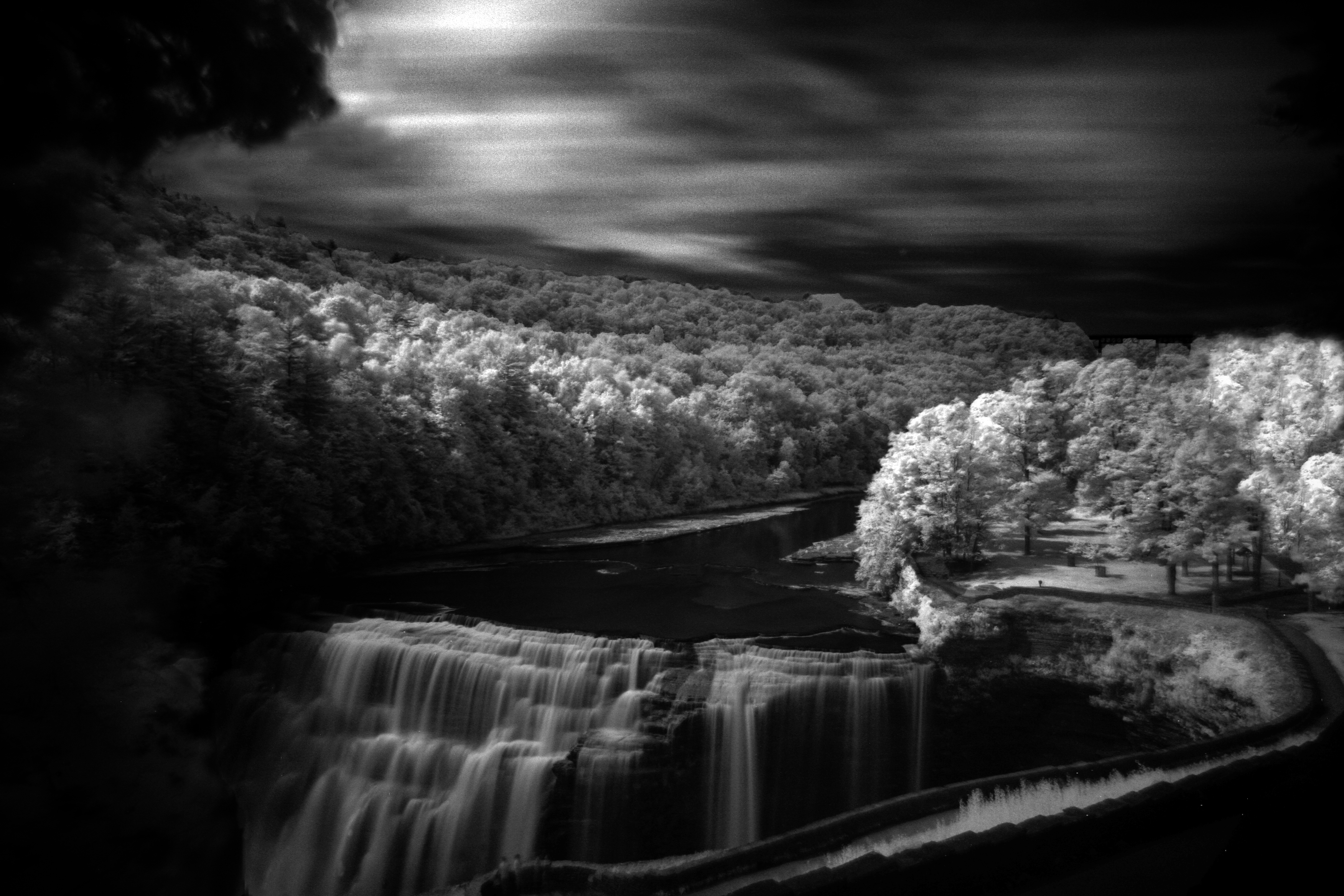 Infrared Photography - Middle Falls Letchworth