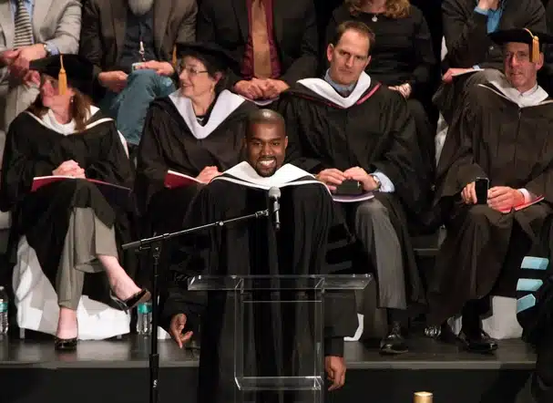 WATCH: Kanye West Just Received An Honorary Doctorate Degree, Gives Typical Kanye Graduation Speech