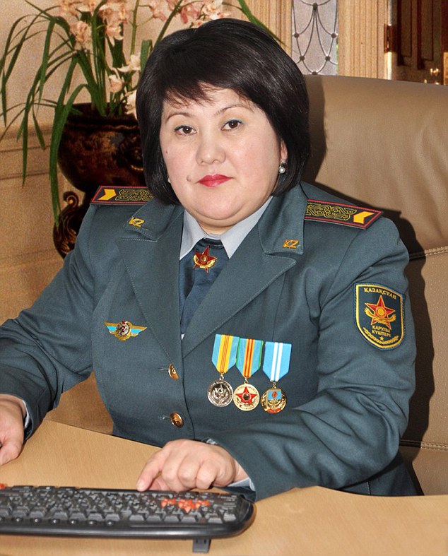 Pic shows: Chaldambaeva Baghlan Kalhozhanovna. Military officials in Borat’s homeland Kazakhstan have introduced a Miss Army competition to encourage more people to sign up for duty. The Kazakhstani Ministry of Defence has chosen 123 of its prettiest female soldiers and posted their photos online where viewers can vote for their faves. The photos show the women posing in three set poses: one with military uniform, one with weapons and one in civilian clothes - and they have already been seen by over 30,000. A spokesman for the MOD said: "Voting began this week and the competition is open until the 10th of May. "We’ve been flooded with views and the clear favourite at the moment is Sergeant Aigerin Karakuchukova who is in the lead with over 1,100 votes. "There is still a long way to go though and anyone could win." The spokesman revealed that the competition was also open to voters not only from Kazakhstan but also neighbouring countries Krygystan, Azerbaijan and Russia. Voter Nicephorus Bocharov, 34, said: "There are certainly some fine looking women in there, although I’m not sure it would make me want to sign up and fight. "Still, am very happy to look at them and imagine what it would be like to take them on in a full on assault." Another fan, Emil Efremov, 32, said: "I think this is a very good idea. "After the world was introduced to Borat people have the impression that everyone hear lives on a farm and sleeps with donkeys. "These photos show that Kazakh women are as beautiful as any others. "I have voted for all of them." The MOD spokesman said: "The winner will receive a cash prize and have the knowledge of knowing she is the most beautiful woman soldier in Kazakhstan. "And hopefully, she'll have the pleasure of knowing she attracted hundreds of young men to join up." (ends)       