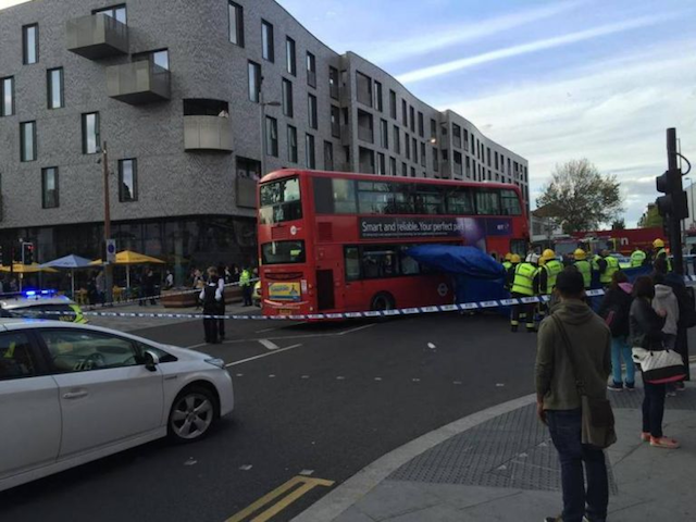 London Bus Crushes Unicycle