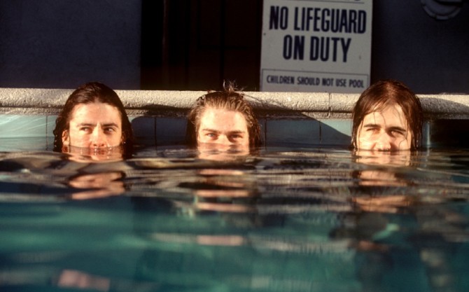 Nirvana Nevermind Pool Photoshoot
