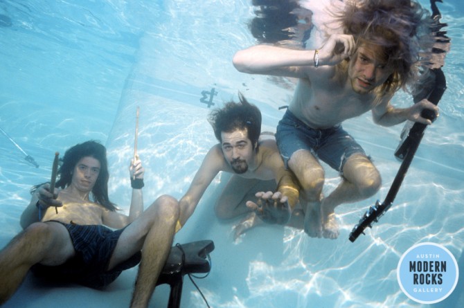 Nirvana Nevermind Pool Photoshoot 8
