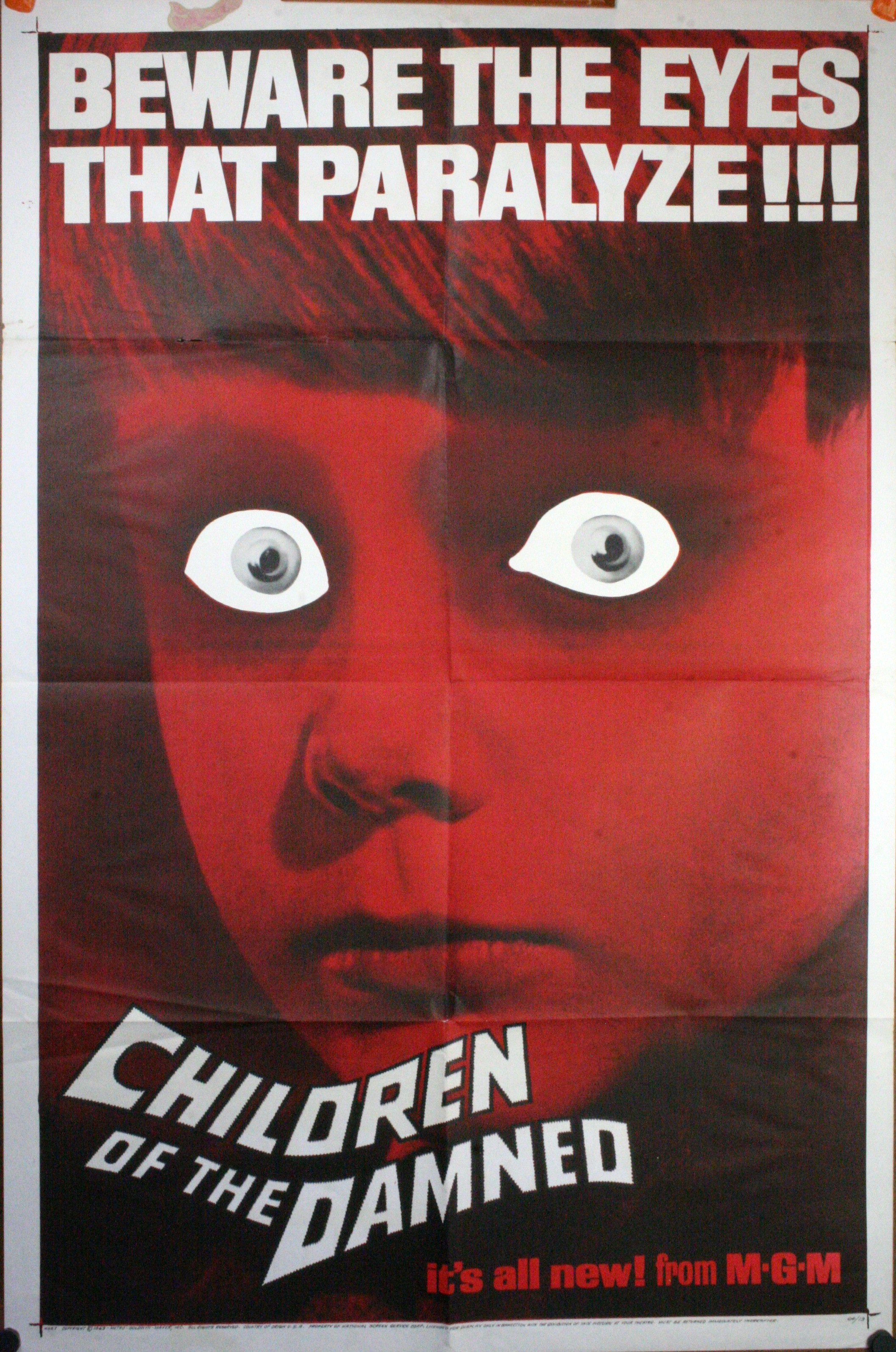 Old Retro Horror Film Posters - Children Of The Damned