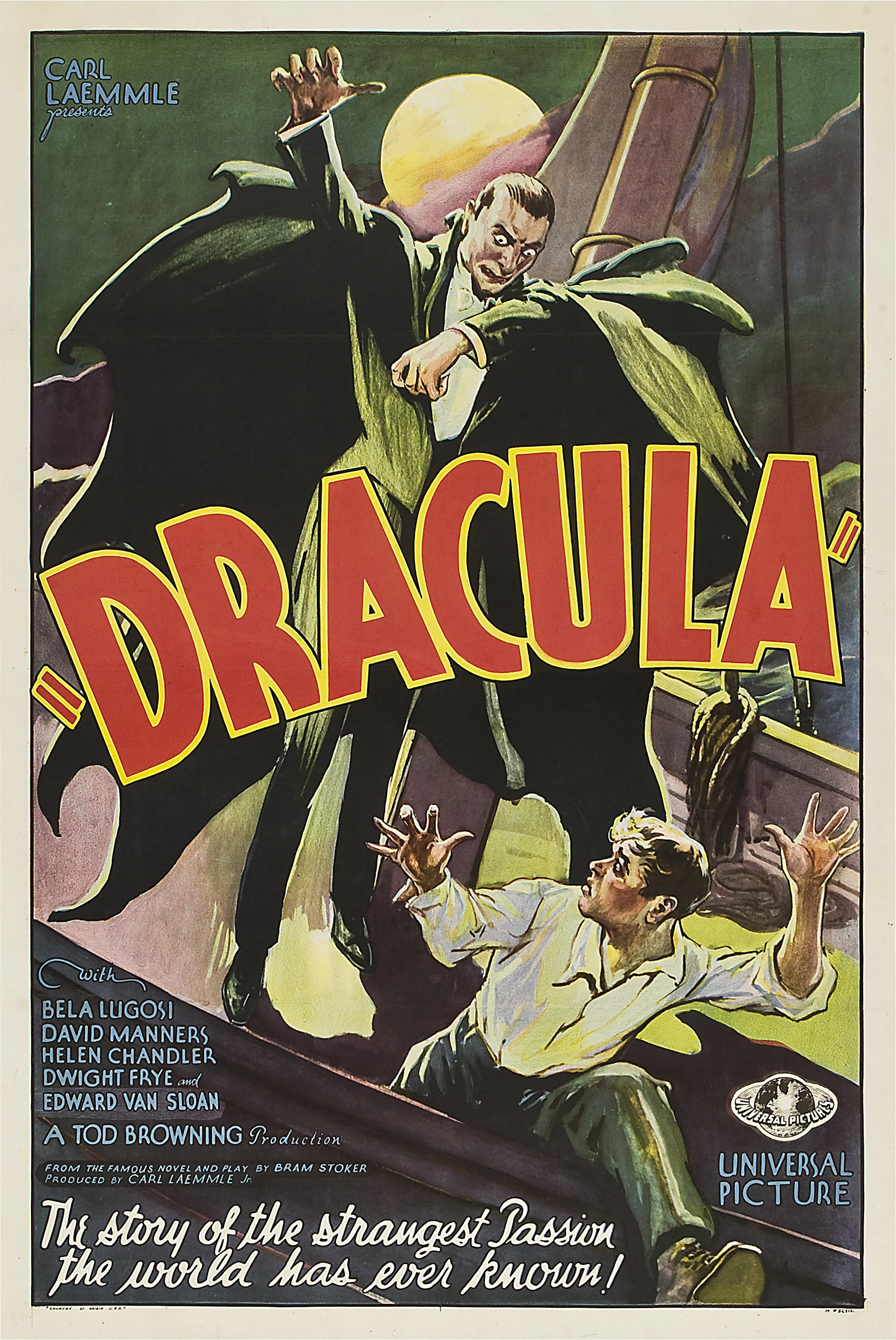 Old Retro Horror Film Posters - Dracula