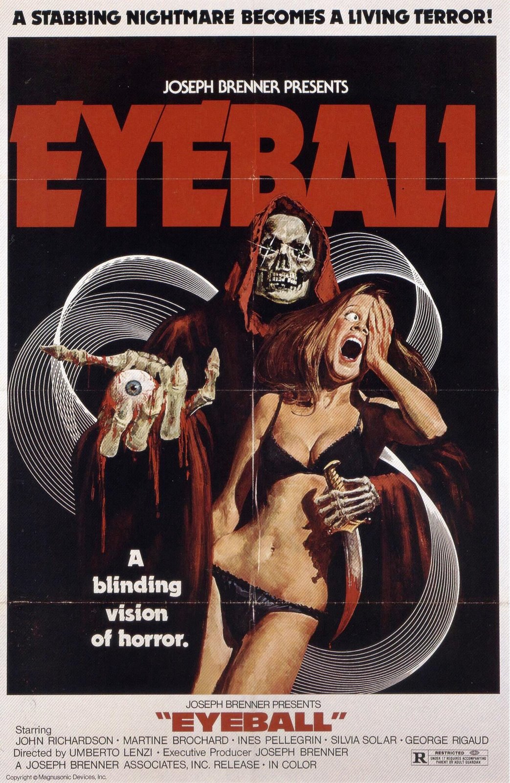 Old Retro Horror Film Posters - Eyeball
