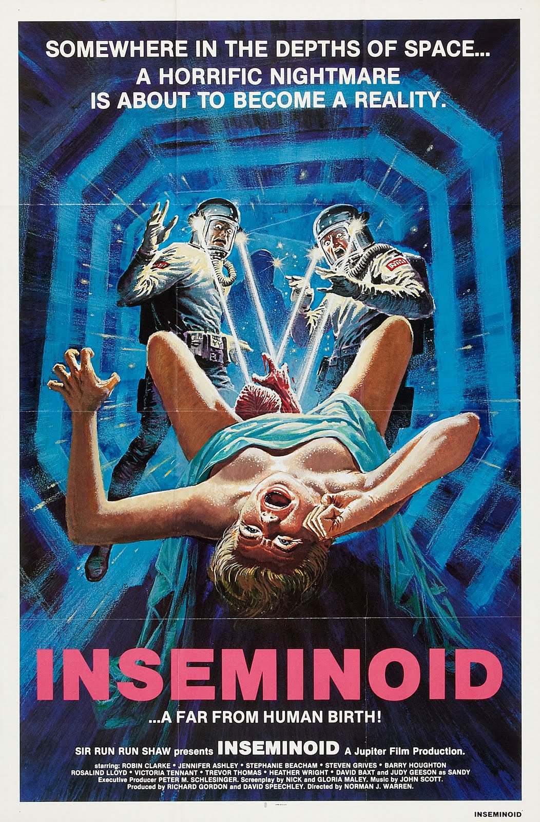 Old Retro Horror Film Posters - Inseminoid