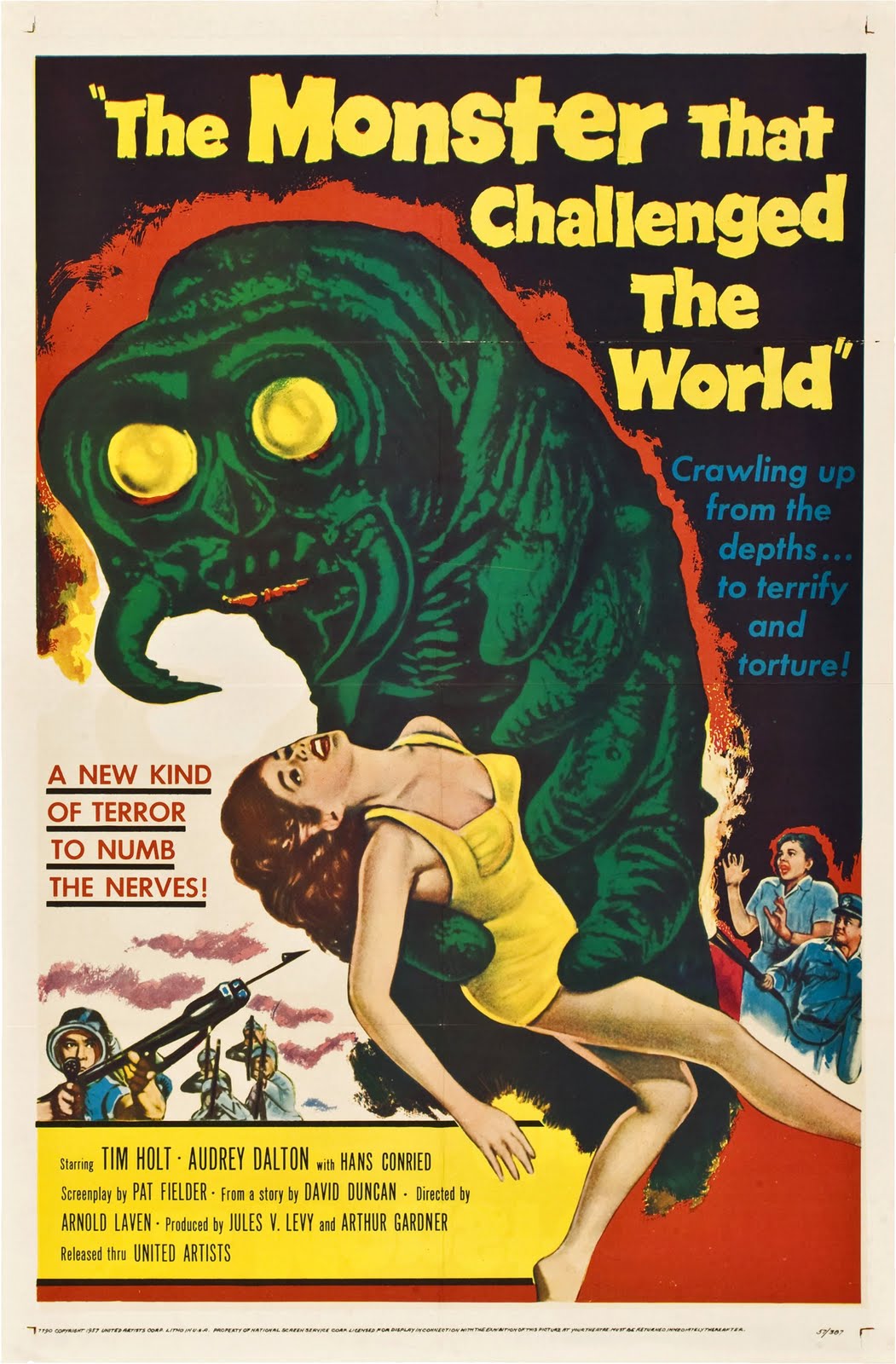 Old Retro Horror Film Posters - Monster Challeneged World