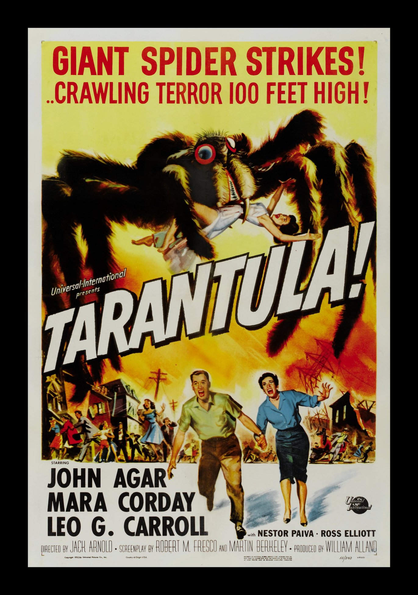 Old Retro Horror Film Posters - Tarantula
