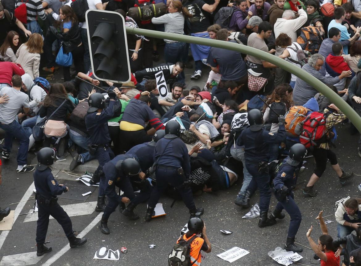 Riot Photos - Madrid Spain
