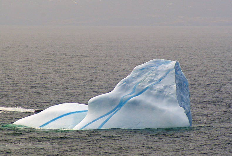 Striped Icerbergs - Blue Seam 2