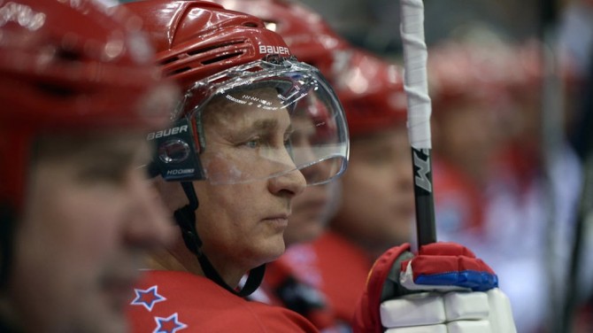 Vladimir Putin Hockey Match