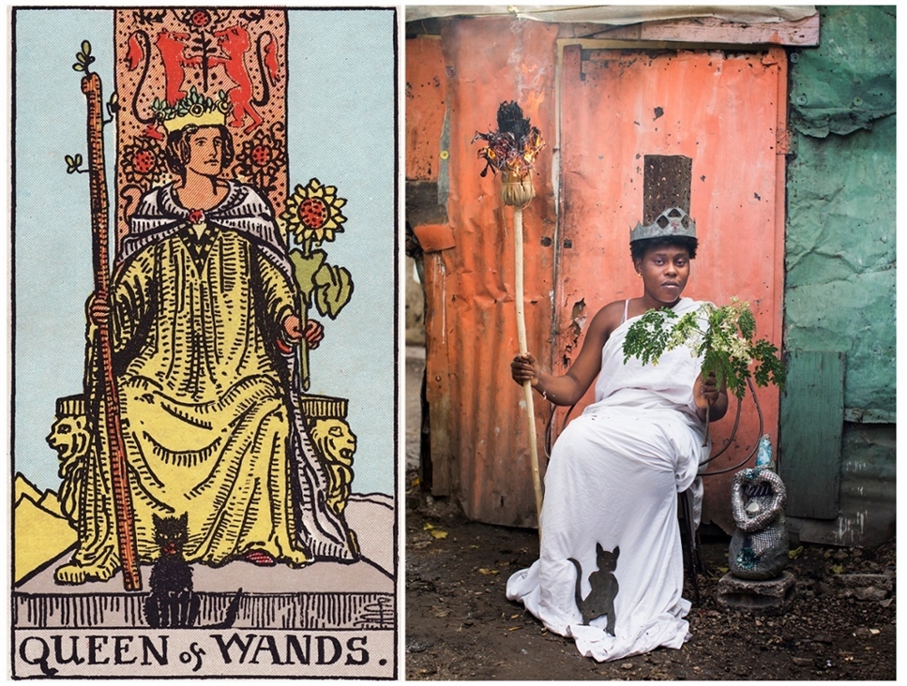 Alice Smeets's Ghetto Tarot - Queen of Wands