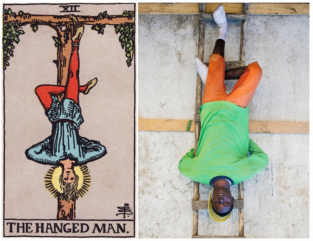 Alice Smeets's Ghetto Tarot - The Hanged Man