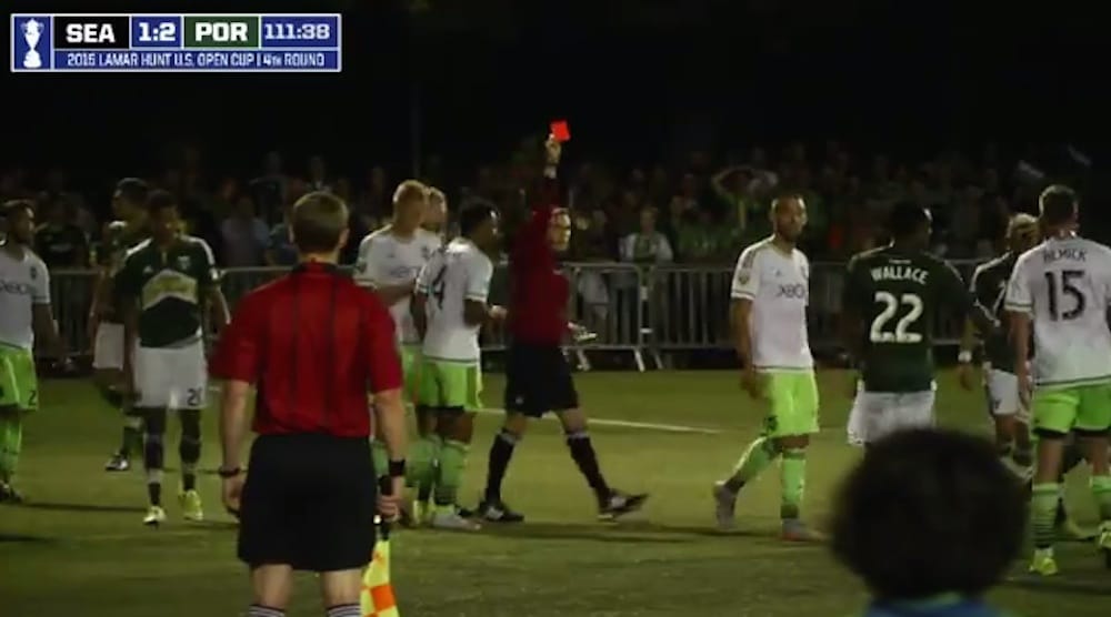 Clint Dempsey Sent Off