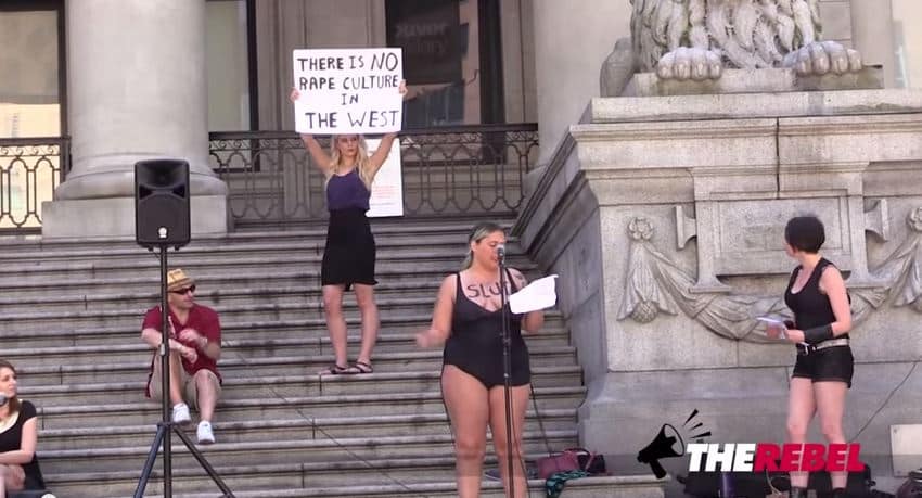 Reporter Attends Slut Walk, Clashes With Feminists After Challenging Them About Rape Culture Protests