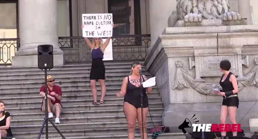 Reporter Attends Slut Walk, Clashes With Feminists After Challenging Them About Rape Culture Protests