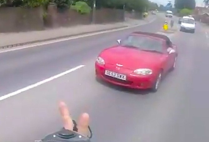 Cyclist Instant Karma