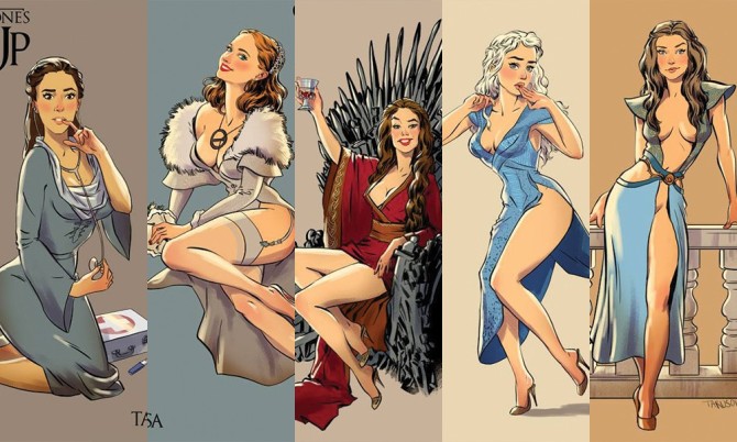 Game Of Thrones Pin Up Posters Featured