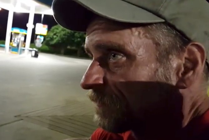 Homeless Guy Talks About Society