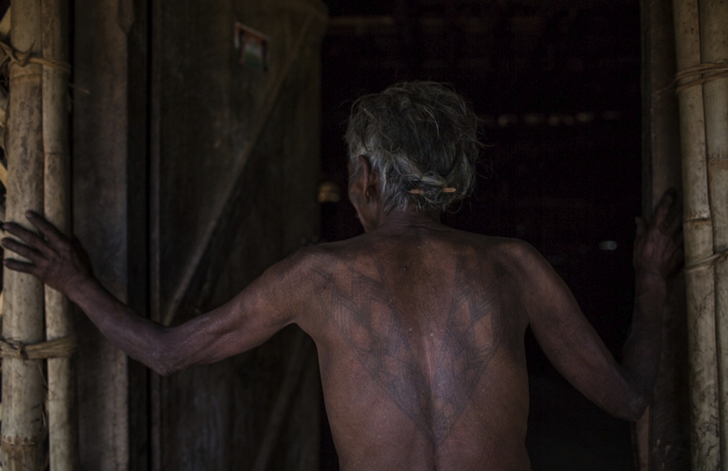 Konyak Last Of The Head Hunters - Back Tattoo