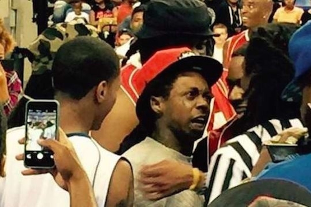 Lil Wayne Fights Referee Anti Violence Basketball Match