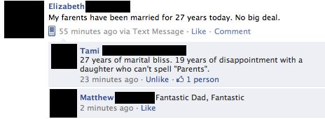 Parents Catching Out Kids On Facebook 13